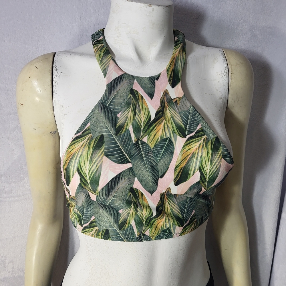 Show Me Your Mumu Mermaid Swim Top Sz M